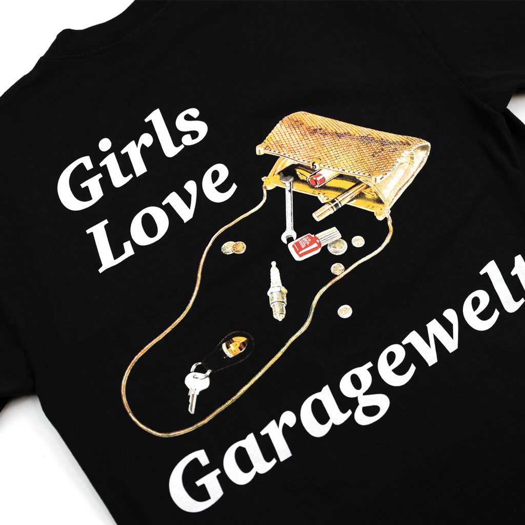 GIRLS LOVE GW TEE BLACK